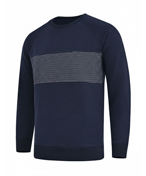 Navy Blue Raglan Crewneck Sweatshirt